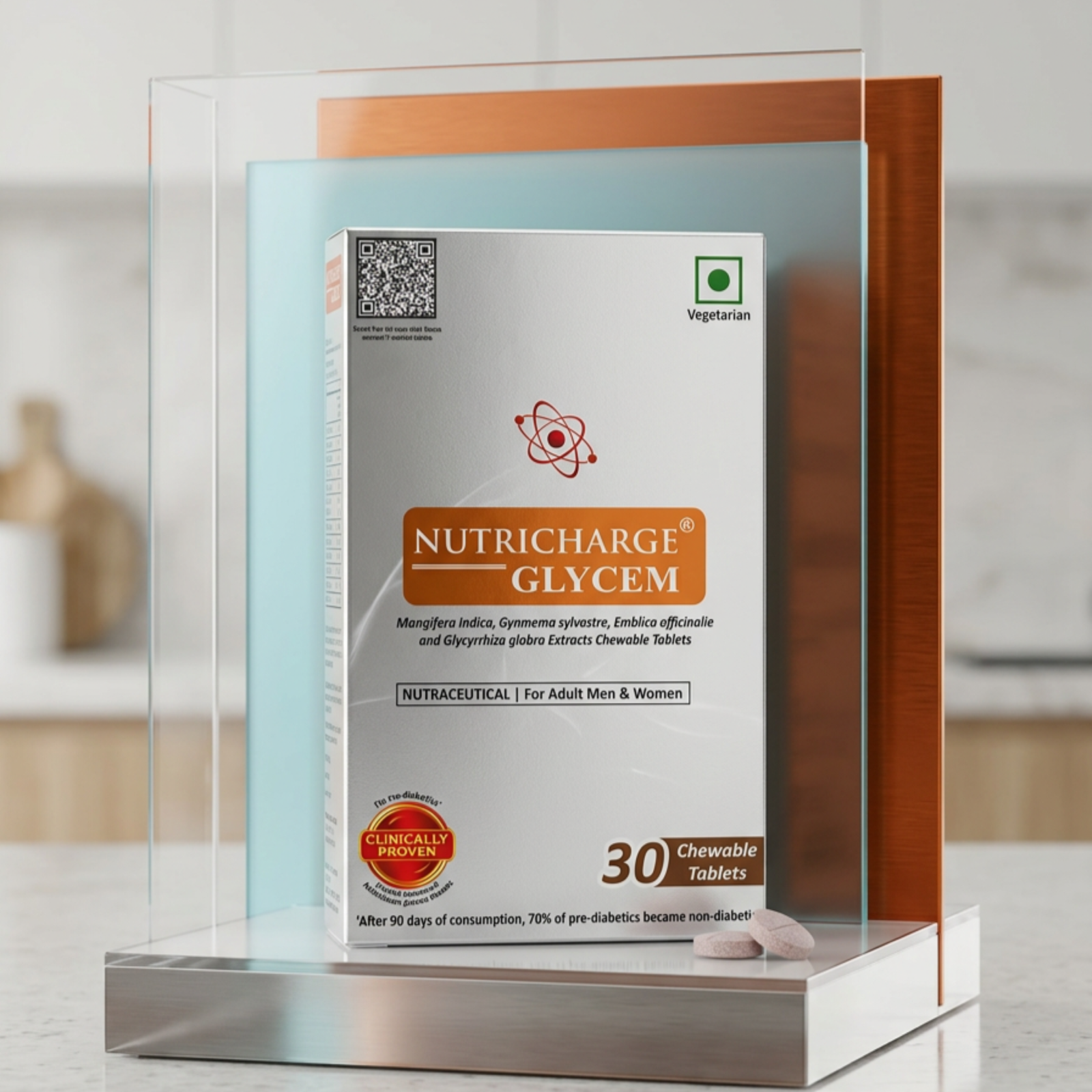 NUTRICHARGE GLYCEM TAB