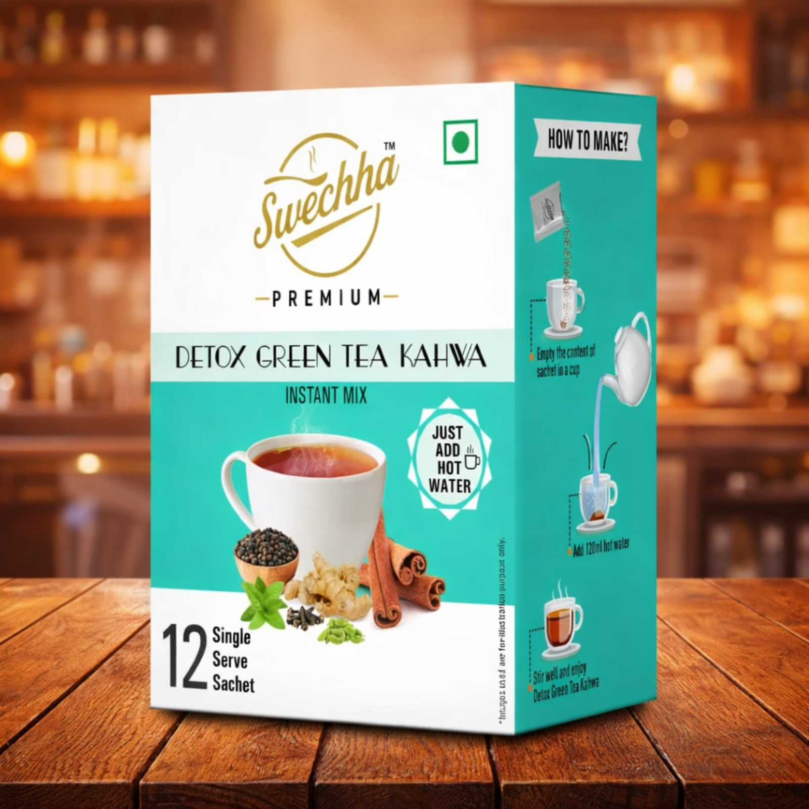 SWECHHA PREMIUM DETOX GREEN TEA KAHWA